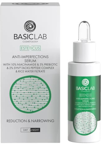 Basiclab Anti-blemish Serum with 10% niacinamide. Reduction and narrowing 30ml