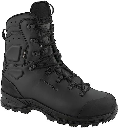 LOWA Combat Boot MK2 GTX Wide Einsatzstiefel (42 EU, Schwarz)