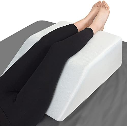 BUY ALL HERE Cuscino a cuneo per l'elevazione delle gambe per adulti, migliora il comfort e il supporto durante il sonno, ideale per il recupero post-chirurgico, allevia il dolore alla schiena,