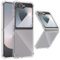 YIRSUR Case for Samsung Galaxy Z Flip 6 (2024), Clear Crystal Thin Silicone Protective Case Hard PC Back Soft TPU Bumper, Drop Proof Anti-Scratch Shock-proof Bumper Phone Case for Samsung Z Flip 6