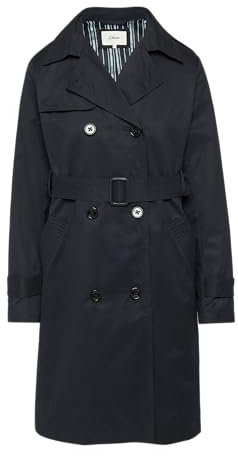 s.Oliver Trenchcoat mit Streifen-Futter Navy 36