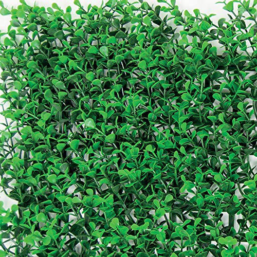 TENAX Divy 3D Panel Buxus Intense 0,50 x 1 m Verde, Panel Modular con Hojas Artificiales Tipo Boj para Decoración de Pared Jardín Vertical