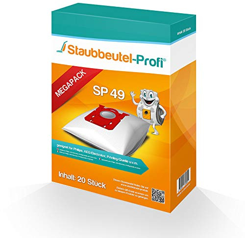 20 Staubsaugerbeutel SP49 geeignet für AEG VX7-2-ÖKOX