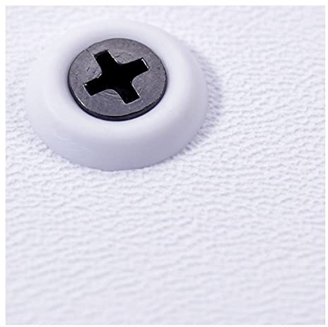 Colored Nylon Finishing Washers - (Blizzard White) - (50 Pack) - (0.530 Inch Diameter) Round Top - for KYDEX Holsters, Auto Trim, Art Projects, Home Improvement