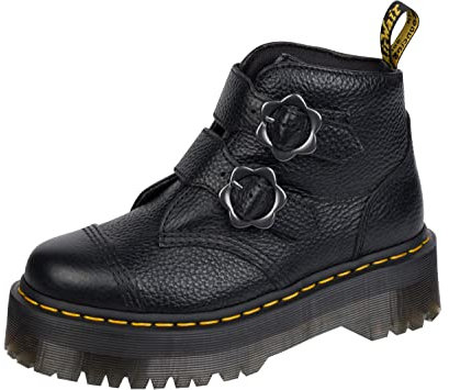 Dr. Martens Damen Devon-Blume Stiefelette, Schwarz, 36 EU
