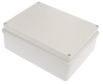 FAEG FG13507 - Caja de derivación con paredes lisas, 240 x 190 x 90 mm, estanca IP56, tapa con tornillos de metal