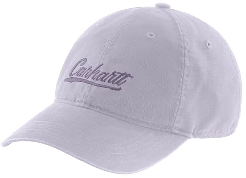 Carhartt Damen Canvas Script Graphic Cap, Lilac Haze, Einheitsgröße