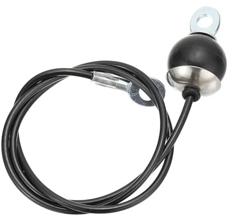 PATIKIL Pulley Cable, Adjustable Fitness Cable Pulley System Replacement Thick 4mm Heavy Gym Cable Pulley Attachment for Home Cable, Black (B-1m)