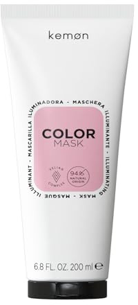 Kemon - Color Mask - Mascarilla aclaradora para cabellos teñidos, aporta brillo y suavidad, promueve la protección UV mediante acondicionador y protector de 200 ml