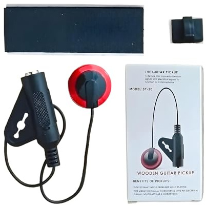 Pastillas Para Guitarra Eléctrica Violín Banjo Micrófono Sonido Afinador