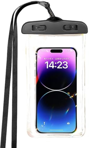 Quesuc Ipx8 Funda Impermeable Móvil [Diseño Sin Bordes], 1 Unidades Funda Acuatica Movil, 7, Waterproof Phone Case Universal Para Iphone 17 16 15 14 Xiaomi 15 14 Ultra Redmi Note Samsung