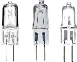 G5.312v35w50w Thick Foot Halogen Lamp Beads Tungsten Small Insert Bubble Aromatherapy Spotlight Wall Light Source Super Bright(G5.3 12V 50W)