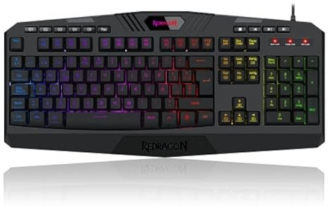 Redragon - Harpe Pro Teclado Mecánico Gaming RGB Español Negro