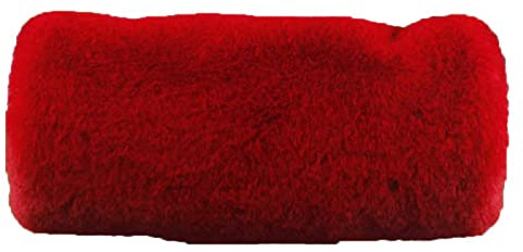 Faux Fur Hand Muffs Winter Warm Hand Warmers Gloves (Red)