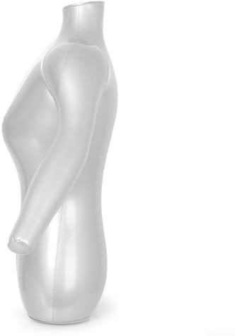 Aufblasbare Schaufensterpuppe für Damen, aus PVC, halber Körper, verstellbare Größe
