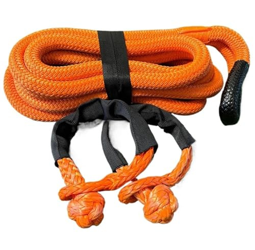 Cinta Remolque 12T Kinetic Recovery Rope 22MM 9M Heavy Duty Kinetic Tow Rope(6M)