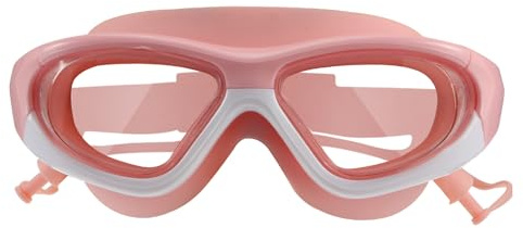 TOYANDONA Lunettes de Natation Garçon Fille Anti-buée Étanches avec Cadre Large et Sangle Ajustable Équipement de Natation pour Garçons et Filles Protection Confortable pour Piscine et