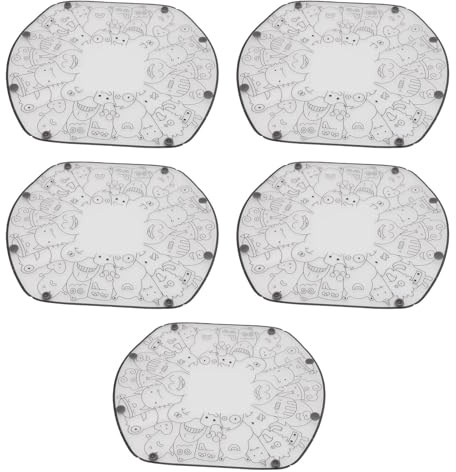 RASTKY 5 Set Ciotola da Campeggio Multifunzionale Piatto Pieghevole Plastica PP per Uso Alimentare Leggero Resistente Al Calore per Cucina da Viaggio All'aperto