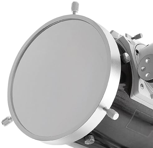 Solteleskopfilter – justerbart solskyddsfilm 160 mm passar 127 153 mm, teleskop ljusreducerare, solfläcksspårningsvisare, utomhus astronomi observationsutrustning kompakt design | för Ob