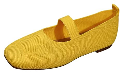 Genérico Bailarinas para Mujer Zapatos Medievales de Verano cómodos Terciopelo Tradicionales Ancho Elegantes Gimnasia
