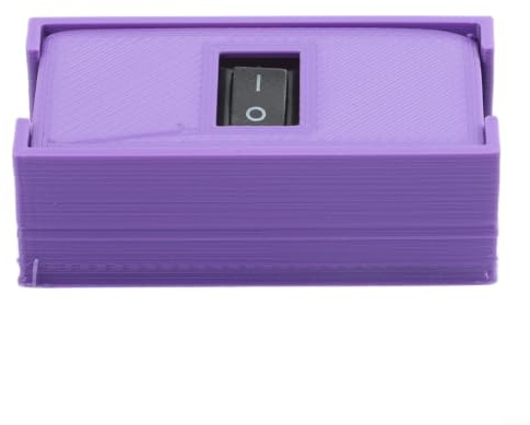 RJ11 switchkontakt telefon fax ADSL-modem lila ABS på/av linje adapter ljuddämpare standardgränssnitt manuell för växling fast telefon för internetkontroll för hemmakontor barnsäkerhet