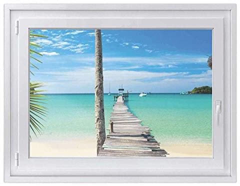 Fensterfolie Sichtschutz I Hochwertige Klebefolie für Fenster - Sticker I Deko Folie für Küche, Bad, Kinderzimmer - Wasserfest, Farbecht - Made in Germany