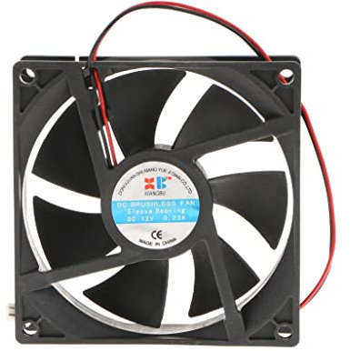 SM SunniMix 1 Unids 92mm Ventilador De Caja 12 V CPU Ventilador De Computadora 2 Cables 2 Pines