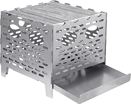 EDUPLAY 110476 Feuerstelle aus Stahl, Silber