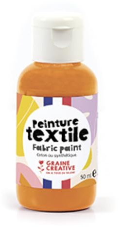 Textilfarbe, Orange, 50 ml