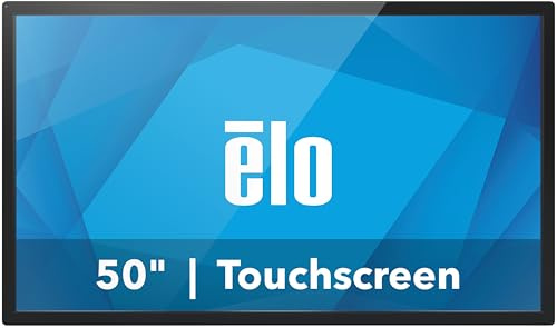Elo 5054L - 50 4K Touchscreen Signage - Infrared (IR) Anti-Friction, 20 Touch, 3840 x 2160, Black
