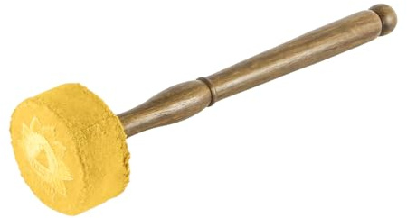 Laroal Maillet pour Bol Chantant tibétain en Bois Dur Fait à la Main