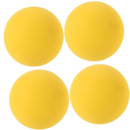 Toddmomy 4 Stücke Hochelastische Gummibälle für Kinder Sichtbare Rückprall Sportbälle für Training und Praxis Kompakt und Tragbar für Reaktions und Baseball Übungen