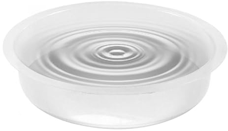 Bandeja de alimentación para pájaros, Repuesto para Cuenco de Agua Plano, Plato de Resistente, práctico Plato de para pájaros, Uso en jardín al Aire Libre, gorrión, Pinza