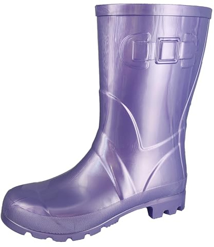 Beck Glossy, Botas de lluvia para Mujer, Purple Metallic, 37 EU