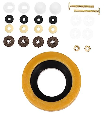 Vaguelly 1 Set Toilet Seat Seal Ring Bolt Durable Replacement Accessories for Easy Installation Fixing for Home Toilet Seat Covers