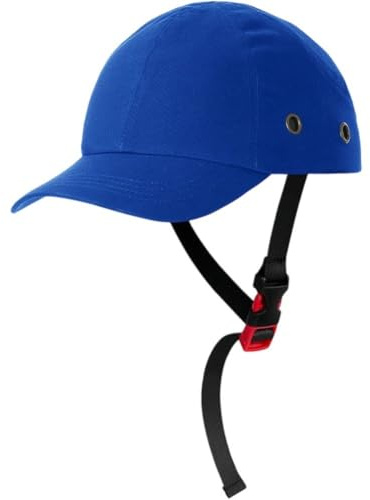 Baokuan Gorra De Béisbol Antigolpes, Estilo Casco De Seguridad, Cómoda Y Ligera, con Protección para Cabeza Y Ventilación Ajustable para Hombres Y Mujeres.