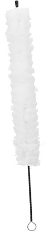 DECORNIJIA Flute Cleaning Brush Soft Flute Cleaner Stick with White Cotton Head for Musical Instrument Maintenance