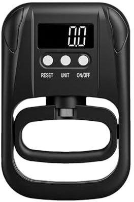 Digital kraftmätare, 265lbs/120kg greppstyrkemätare Fitness elektronisk greppdynamometer Digital handdynamometer Intelligent, Bärbara mätenheter