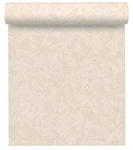 A.S. Création 338633 33863-3 Papier peint intissé Effet brillant Beige crème 10,05 m x 0,53 m