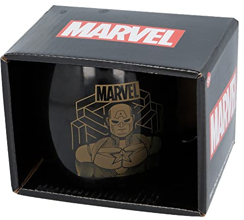 Stor8412497002689Cerámica Globo Taza en Regalo Caja, 380 ml Capacidad, Marvel