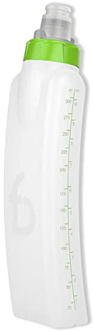 FlipBelt Arc Trinkflasche Laufgürtel, gebogene Trinkflasche, 180 ml, Grün