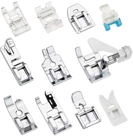 wadafen 11Pcs Sewing Machine Foot,Presser Feet Set Sewing Accessories
