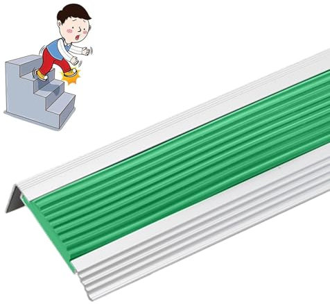 Profilé D'escalier En Aluminium, Forme En L Profil Des Bords Marches Antidérapant Bande De Bordure Bande Antidérapante Escalier, Bande Antidérapante Escalier Pour D'escalier Extérieurs Intérieurs(Colo