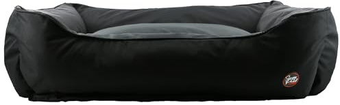 Ancol Waterproof Dog Bed in Black - Comfortable Outdoor Pet Pad Sleeping Place - Garden Puppy Blanket Mat - 78 x 90cm Large