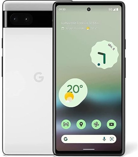 Google Pixel 6A - Smartphone 128GB, 6GB RAM, Dual Sim, Chalk White (Reacondicionado)