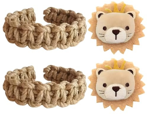 arrderly 2 piezas de cuerda para cortina, soporte de cortina trenzado hecho a mano, accesorios decorativos para el hogar, oficina, Navidad, boda, decoración del hogar