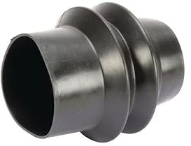 cyclingcolors Soufflet de Protection Caoutchouc pour tête d'attelage de remorque Barre de poussée Capuchon Anti poussière Voiture Tracteur, 55x60mm