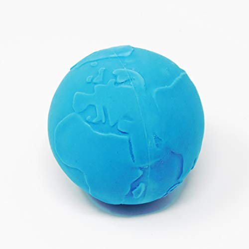 Lanco - Juguete para Bebés, Pelota Sensorial Blue Planet, 100% Caucho Natural, Hecho a Mano