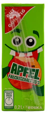 Gut & Günstig Apfelsaft, 40er Pack (40 Trinkpäckchen x 0.2 l)
