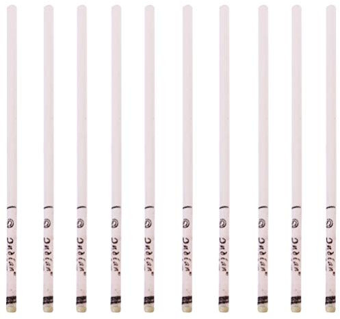 100 Candele di Cera per Orecchie Naturali Parrafin e Altri metodi per Mantenere Le Orecchie pulite e guarire Problemi dell'Udito a Causa di Livelli di Cera Eax (Bianco)